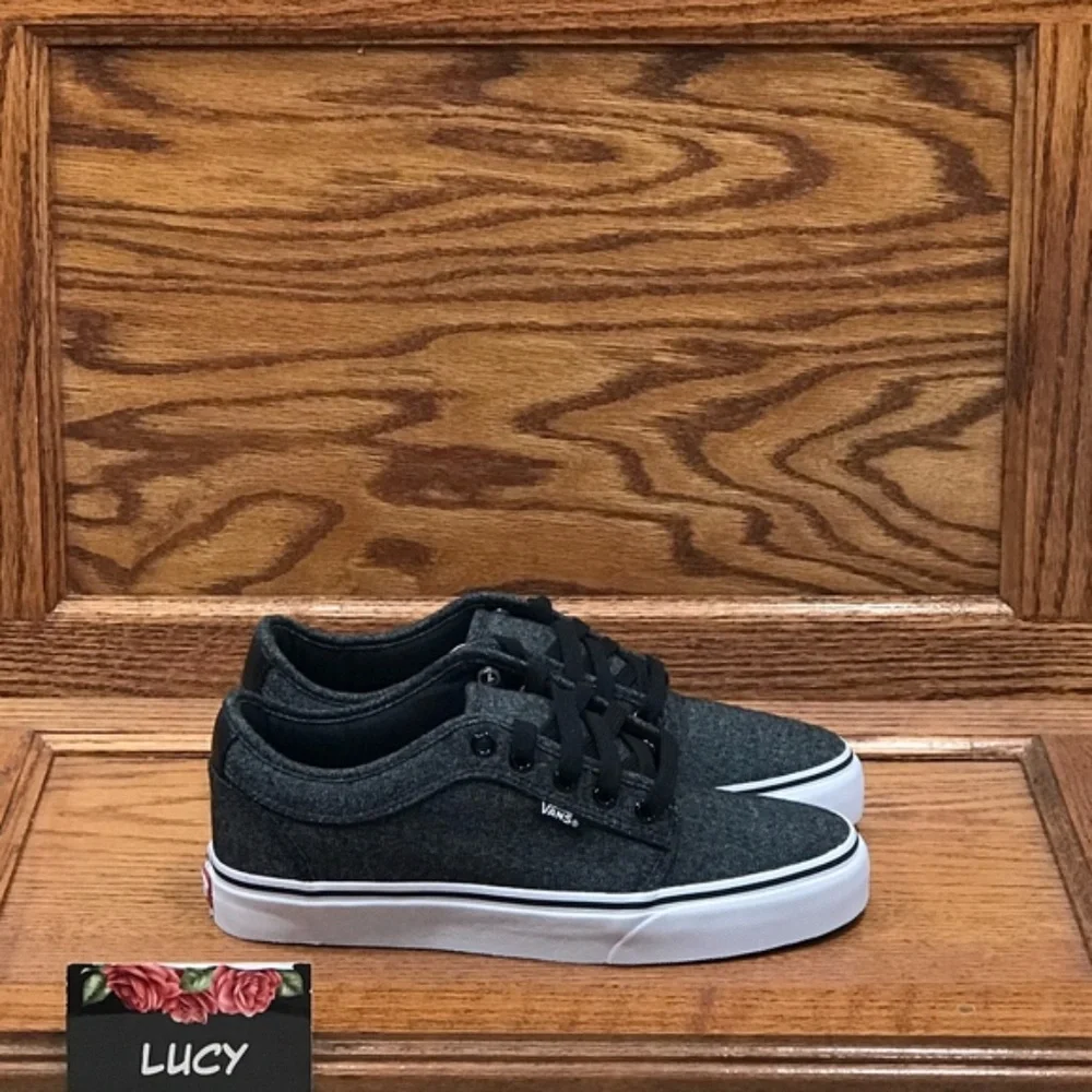 Vans Chukka‎ Low Brushed Denim Black White Shoes